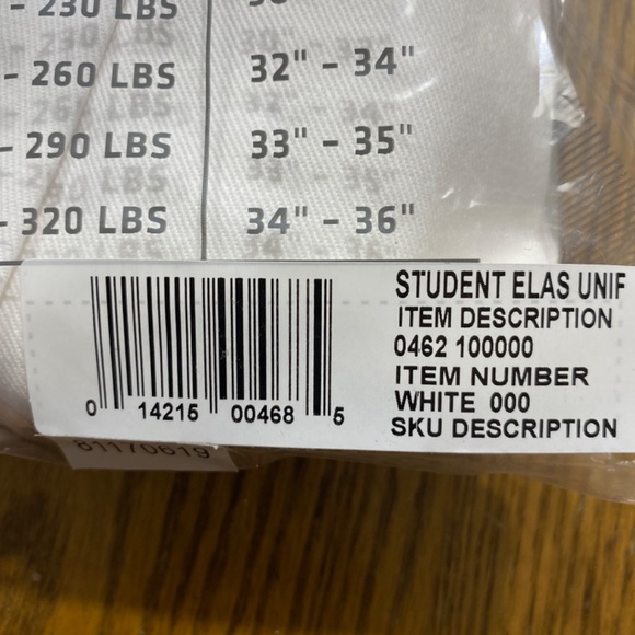 Karate Uniform - Picture 5 of 6